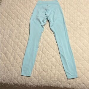 Lululemon Size 4 28” Align Leggings in an Icy Blue Color I Can’t Describe!